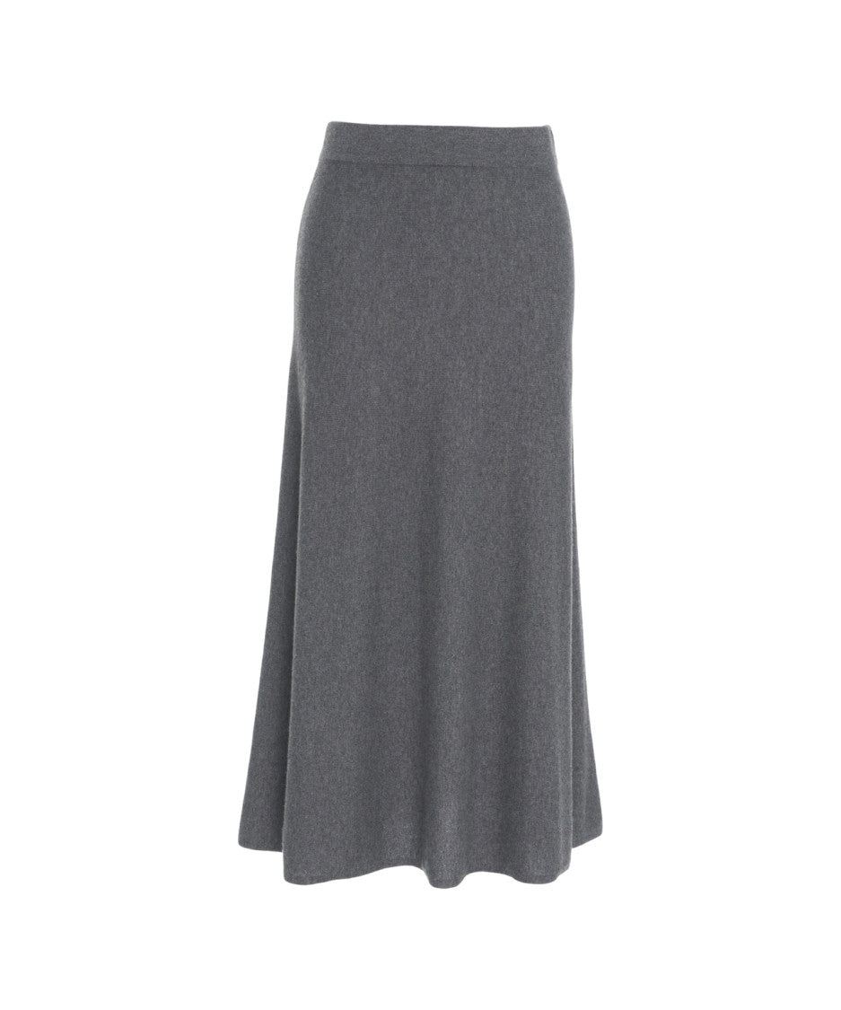 Lisa Yang Cashmere Maxi Skirt With Elastic Waistband