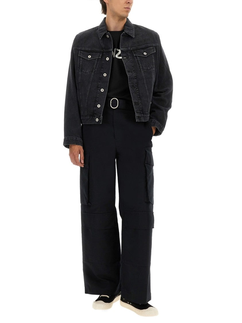Kenzo Truker Jacket With "Boke Flower" Embroidery