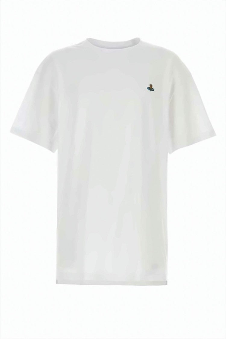 Vivienne Westwood Relaxed Fit Cotton T-Shirt With Embroidered Emblem