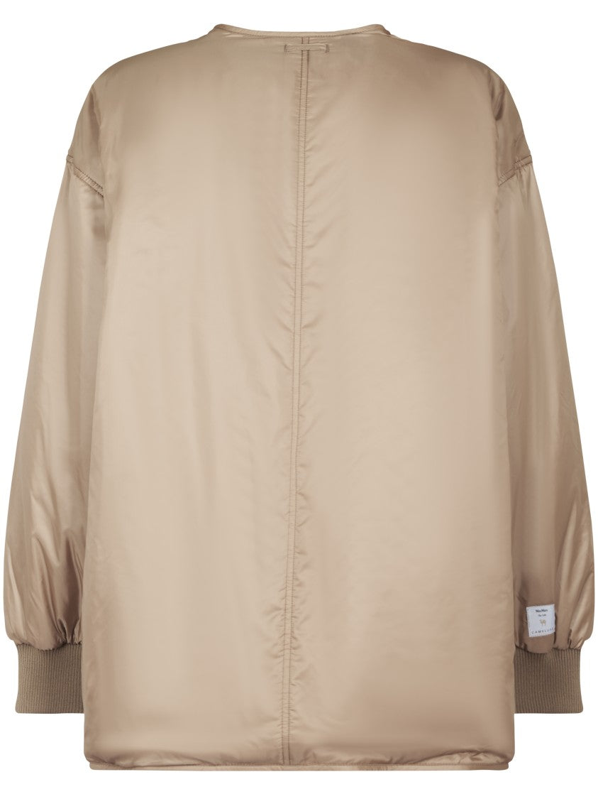 Max Mara Short Padded Jacket With Round Neckline
