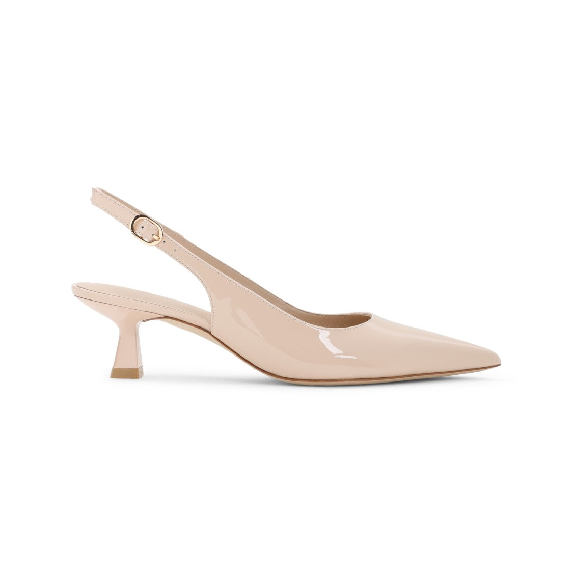 Stuart Weitzman Patent Leather Slingback Pumps With 5Cm Heel