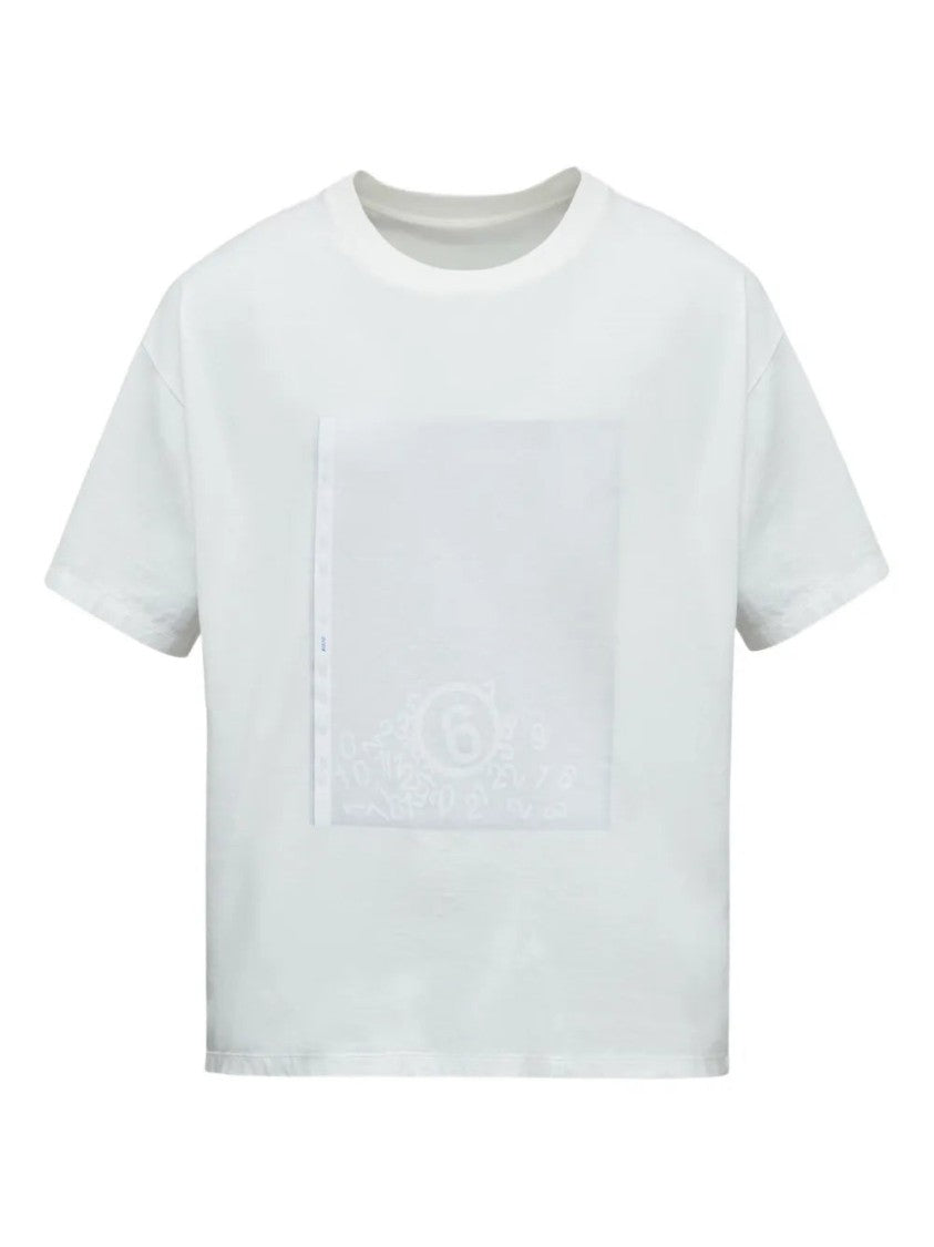 Mm6 By Maison Margiela Graphic-Panelled T-Shirt
