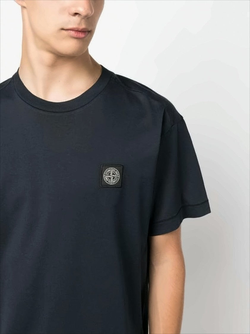 Stone Island Black Crew Neck T-Shirt
