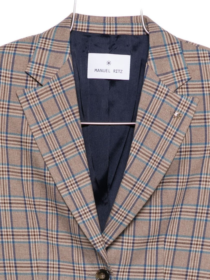 Manuel Ritz Single-Breasted Blazer