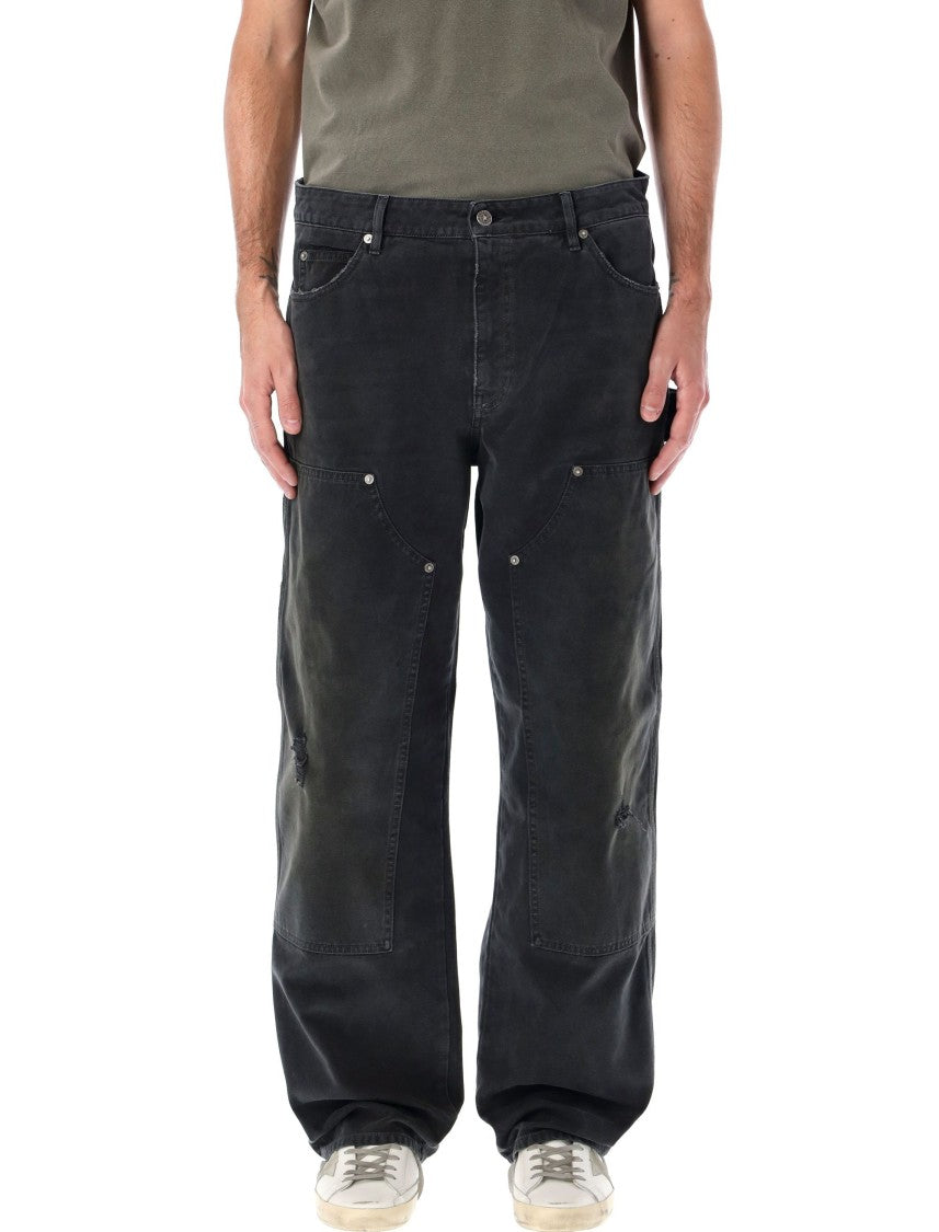 Golden Goose Painted Pant Garment Dyed