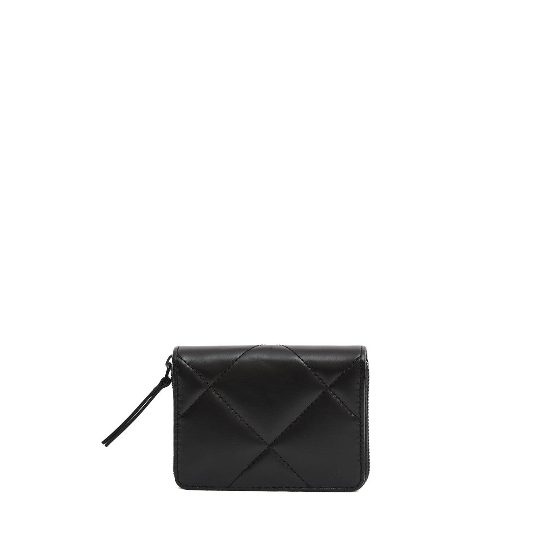 Tory Burch Small Zip Around Black Wallet