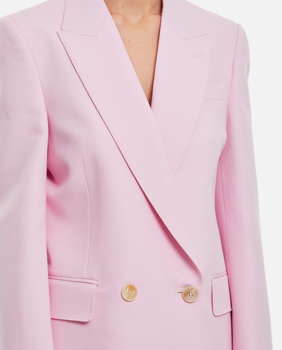 Alexander Mcqueen Wool Double Breasted Jacket