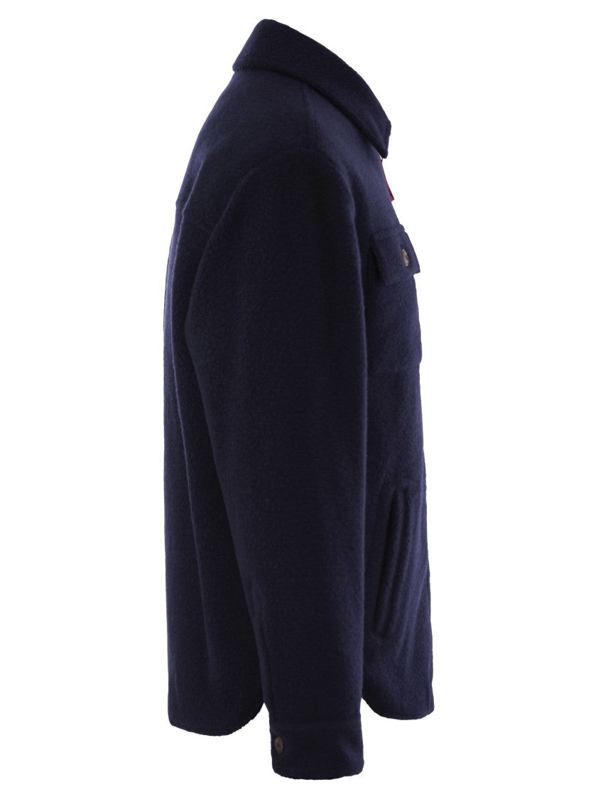 Fay Wool Over Shirt - Fay Archive