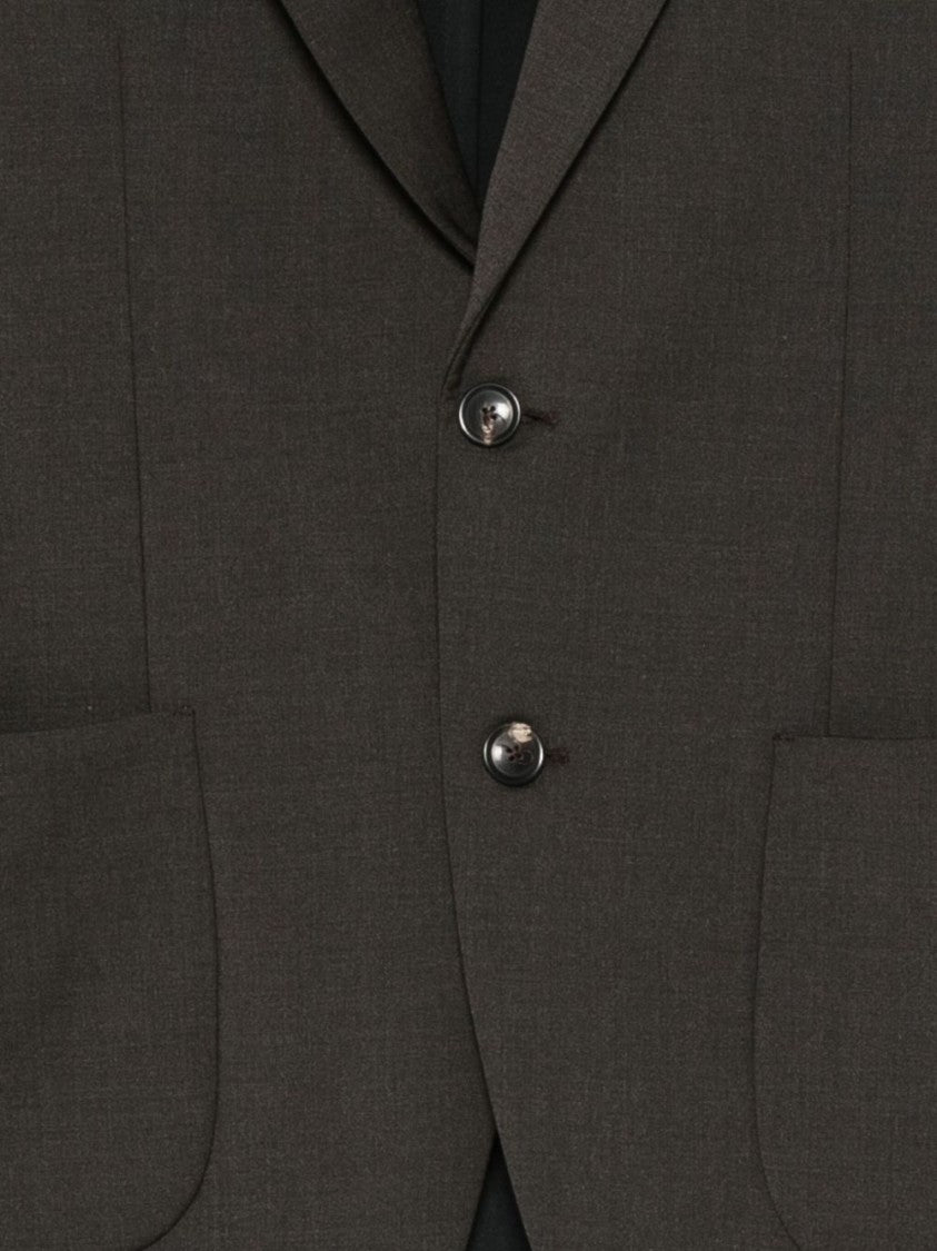 Rrd Structured Brown Jacket With Classic Silhouette