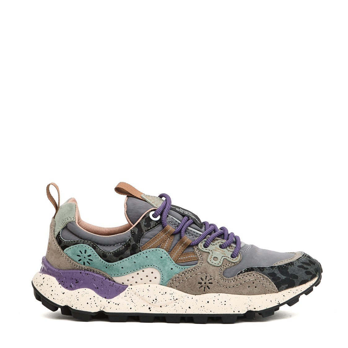 Flower Mountain Yamano Sneakers With Technical Fabric And Cork Insole