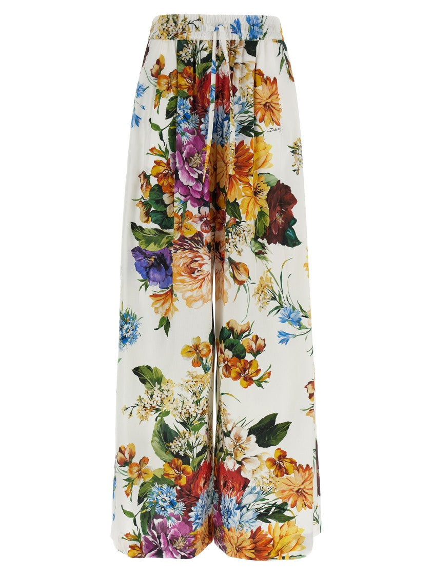 Dolce & Gabbana Floral Bouquet Printed Pants