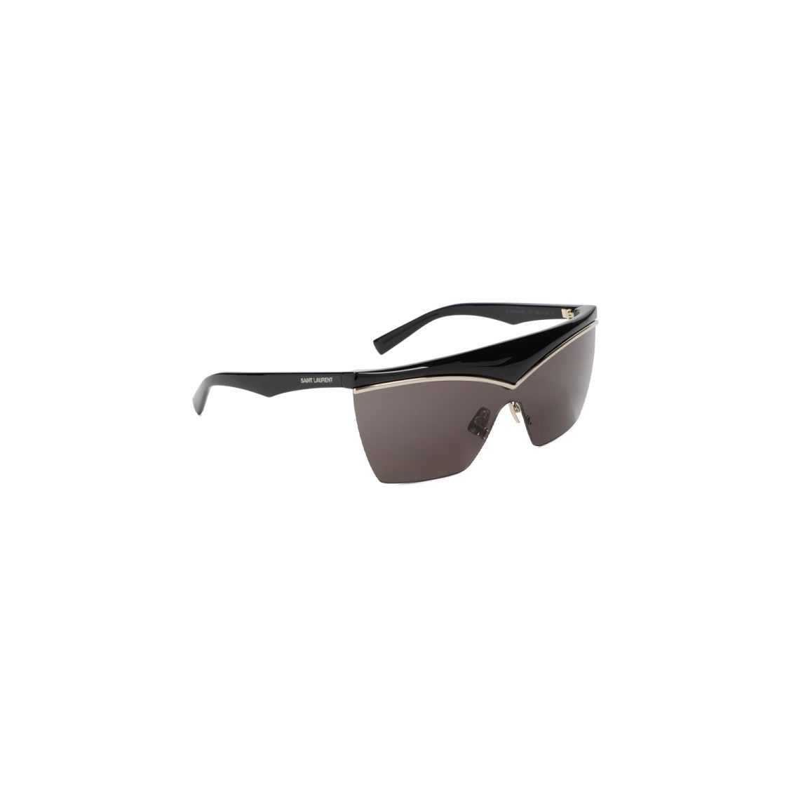 Saint Laurent Mask Black Acetate Sunglasses