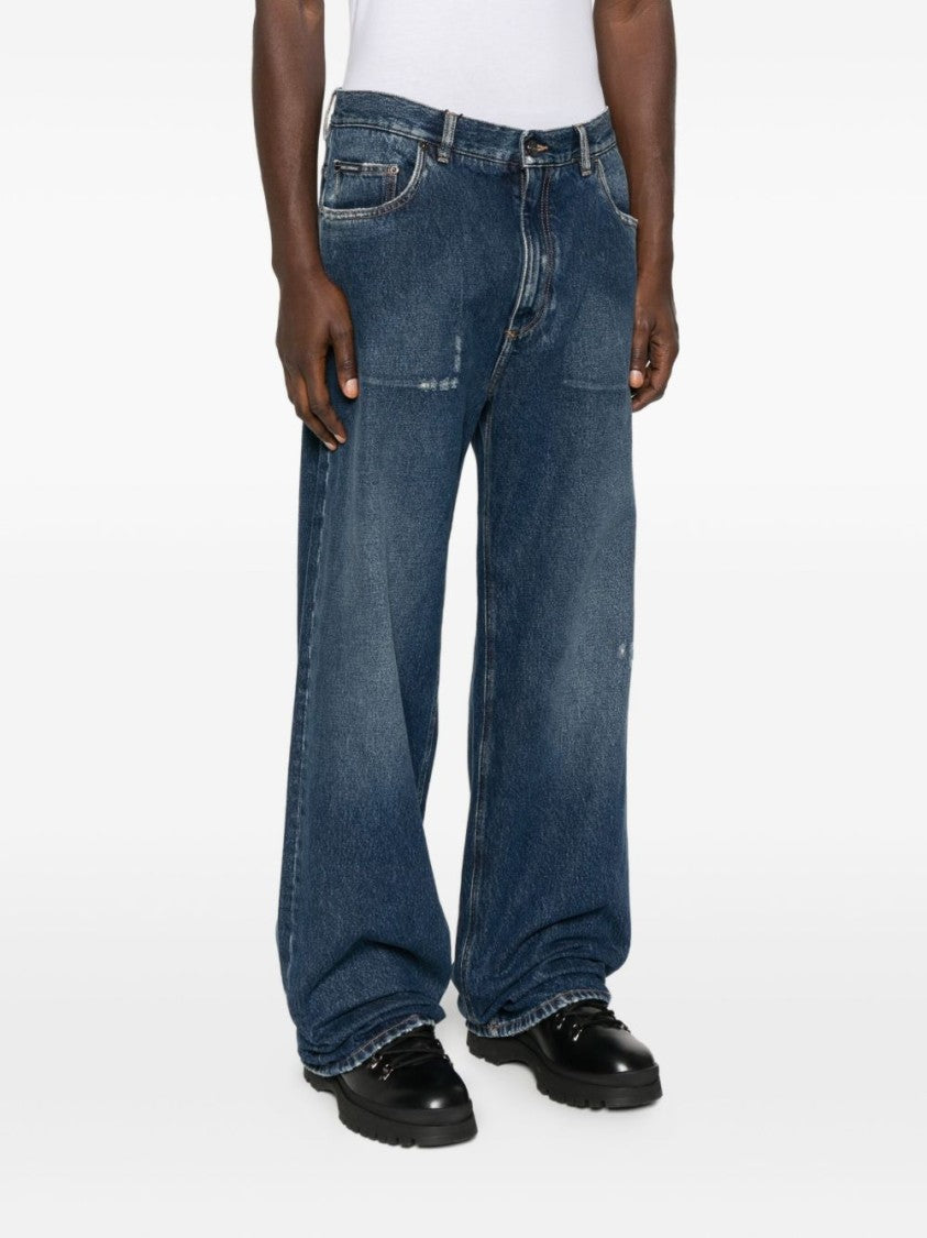 Dolce & Gabbana Straight-Leg Trousers With Five-Pocket Design