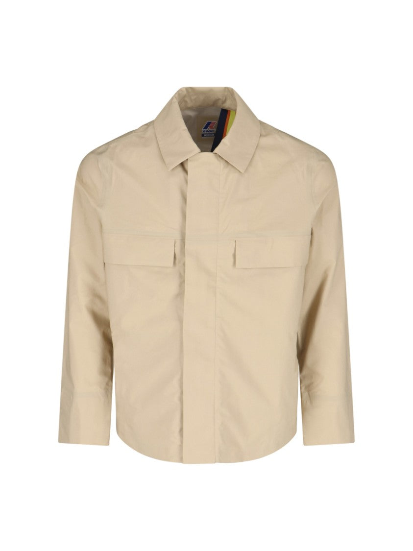 K-Way Orion' Zip Jacket – Beige