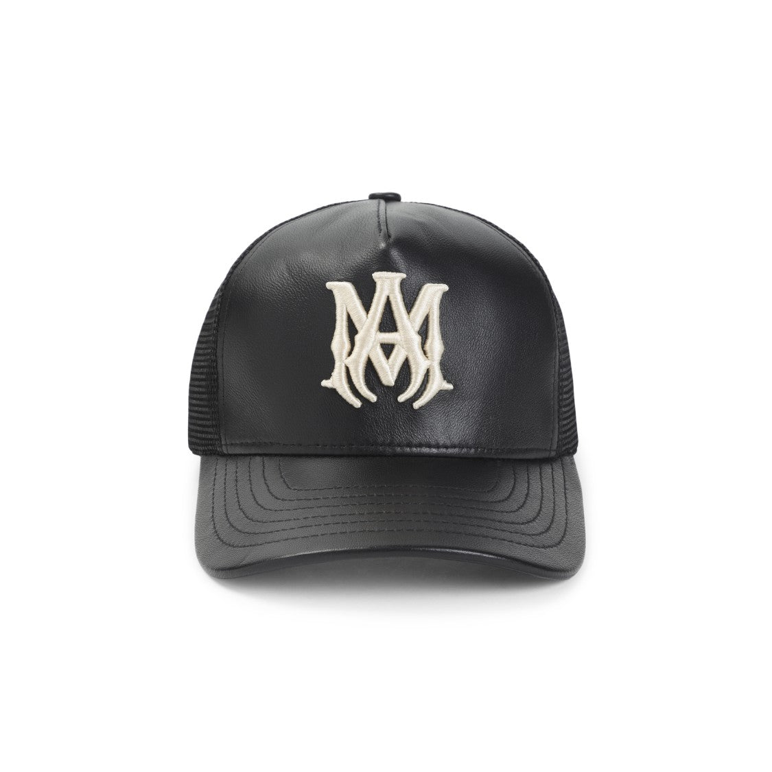 Amiri Black Cap With Breathable Mesh Back