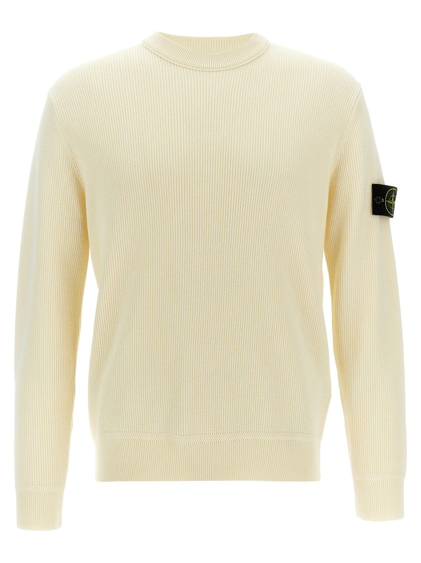 Stone Island Ribbed Crew Neck Sweater