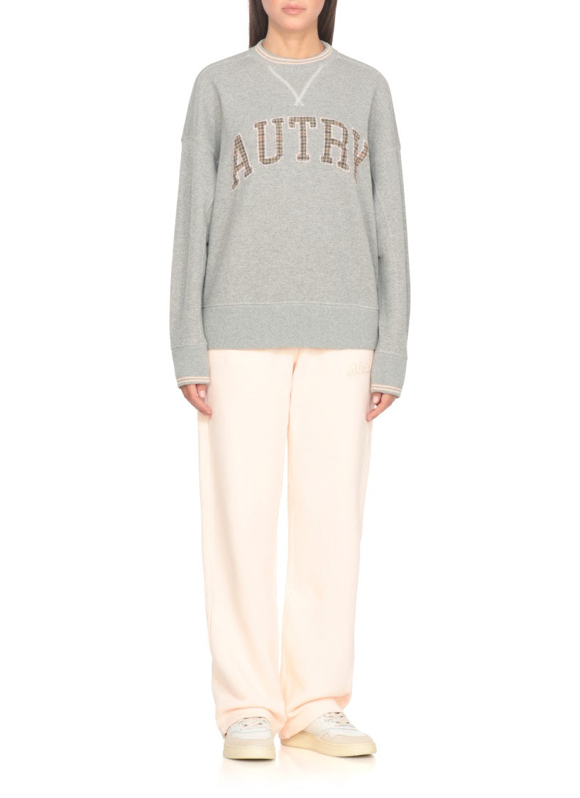 Autry Grey Cotton Sweatshirt