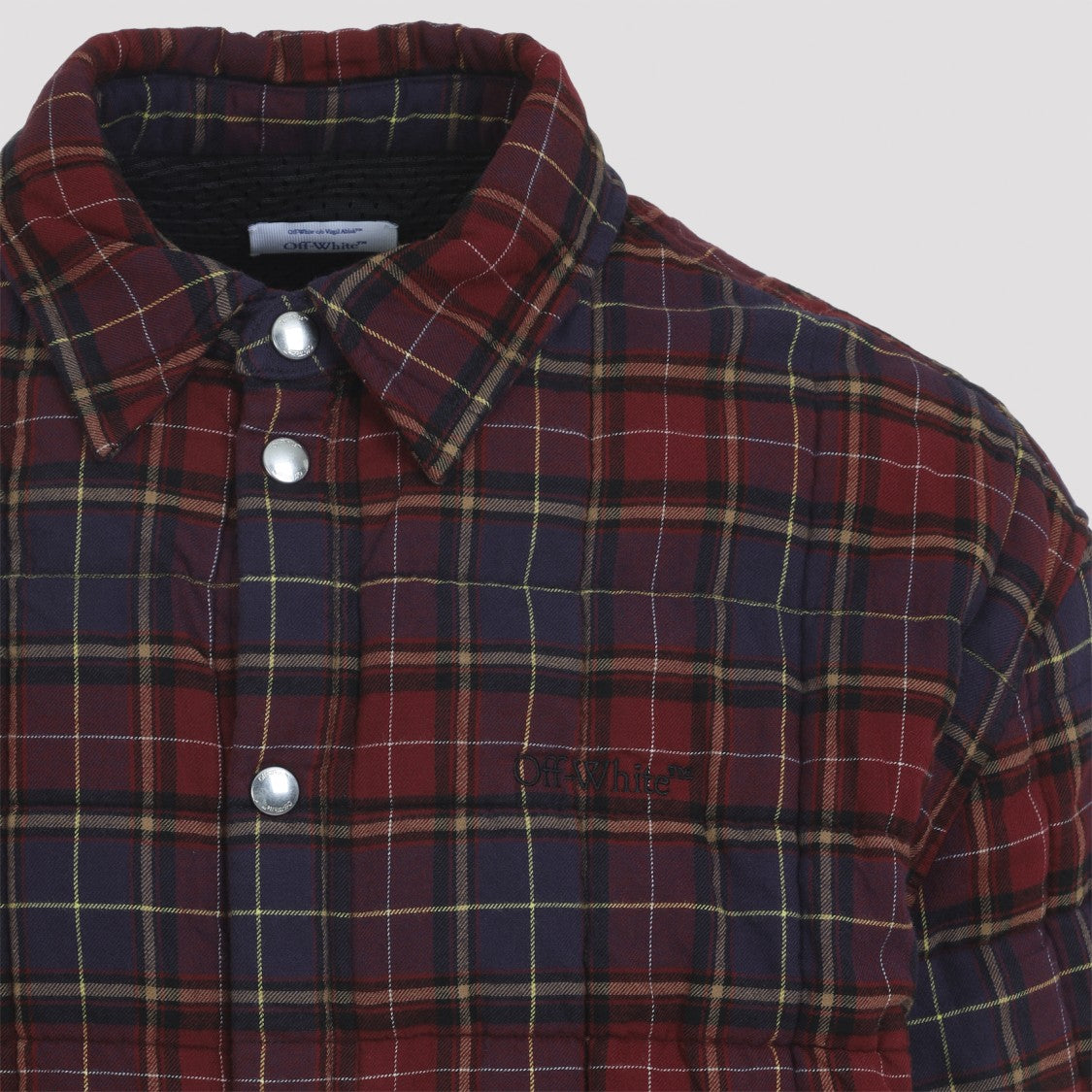 Off-White Spray Arr Check Flan Jacket