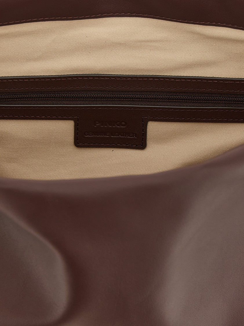 Pinko Maxi Leather Clutch