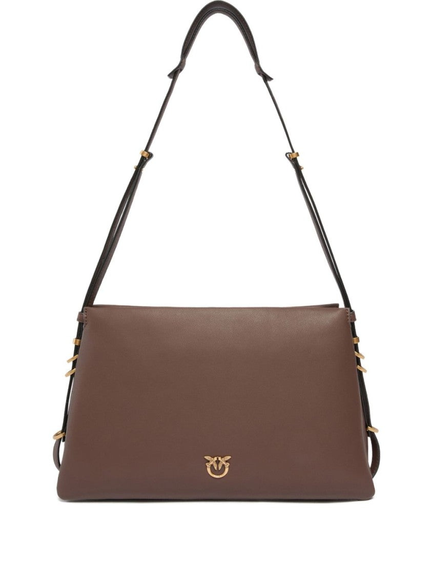 Pinko Shoulder Bag In Calfskin Leather