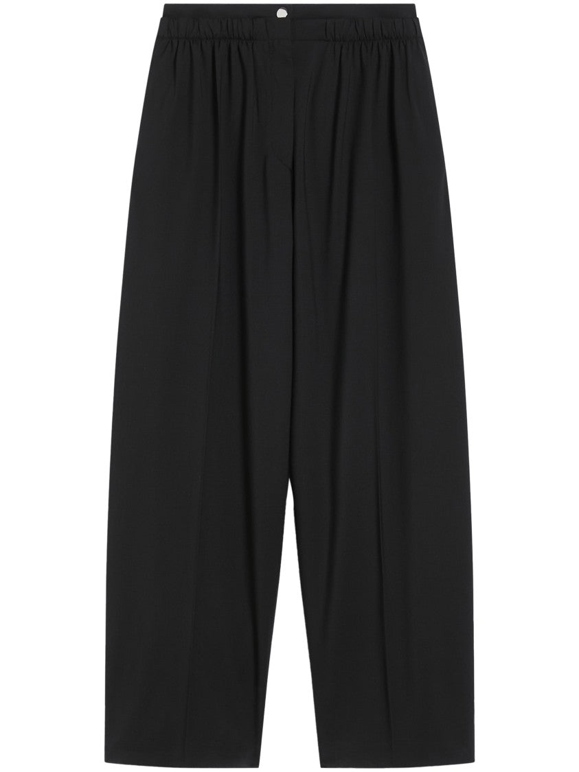 Max Mara Tailored Straight-Leg Trousers With Smooth Finish