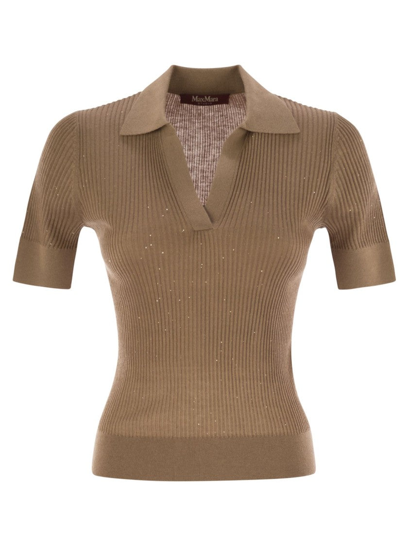 Max Mara Uberta - Wool And Silk Polo Shirt