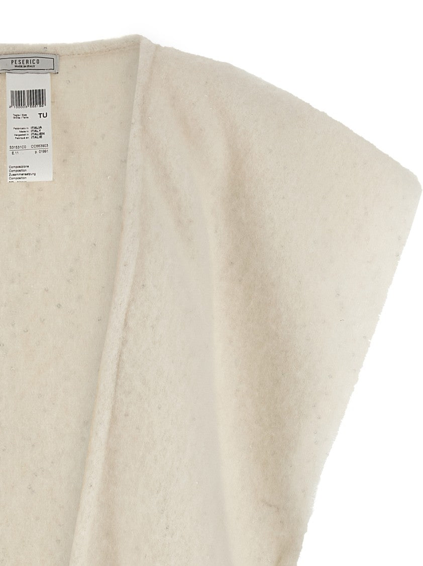 Peserico Bouclé Yarn Cape