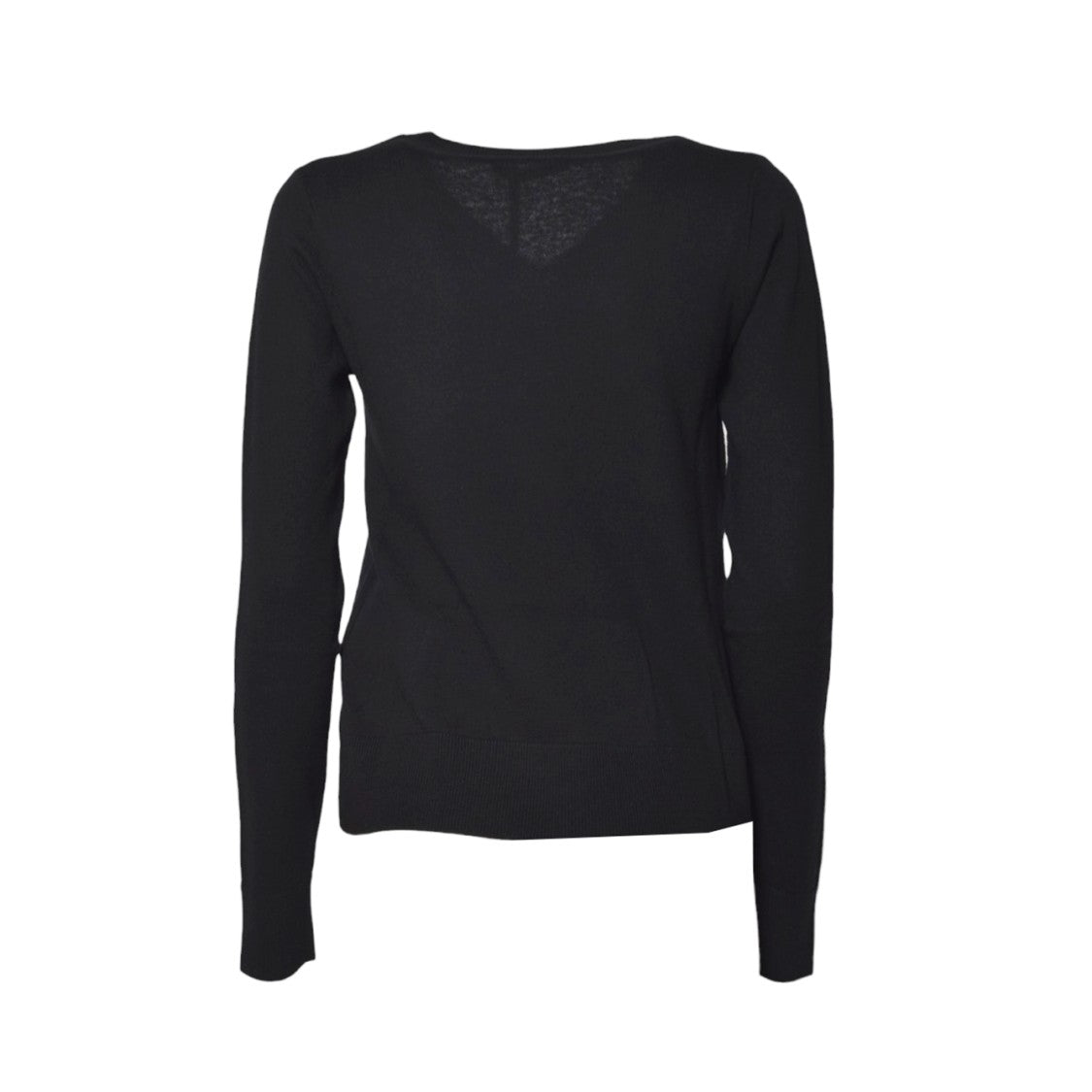 Max Mara V-Neck Relaxed Fit Sweater With Ribbed Details