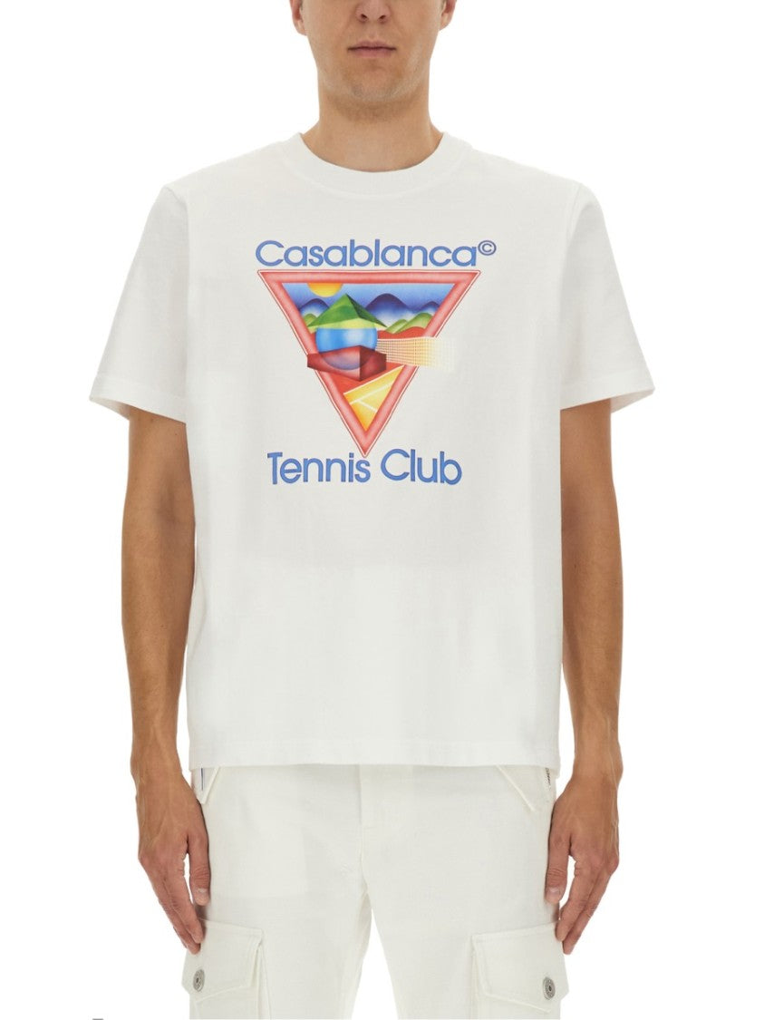 Casablanca Relaxed-Fit Graphic Print T-Shirt
