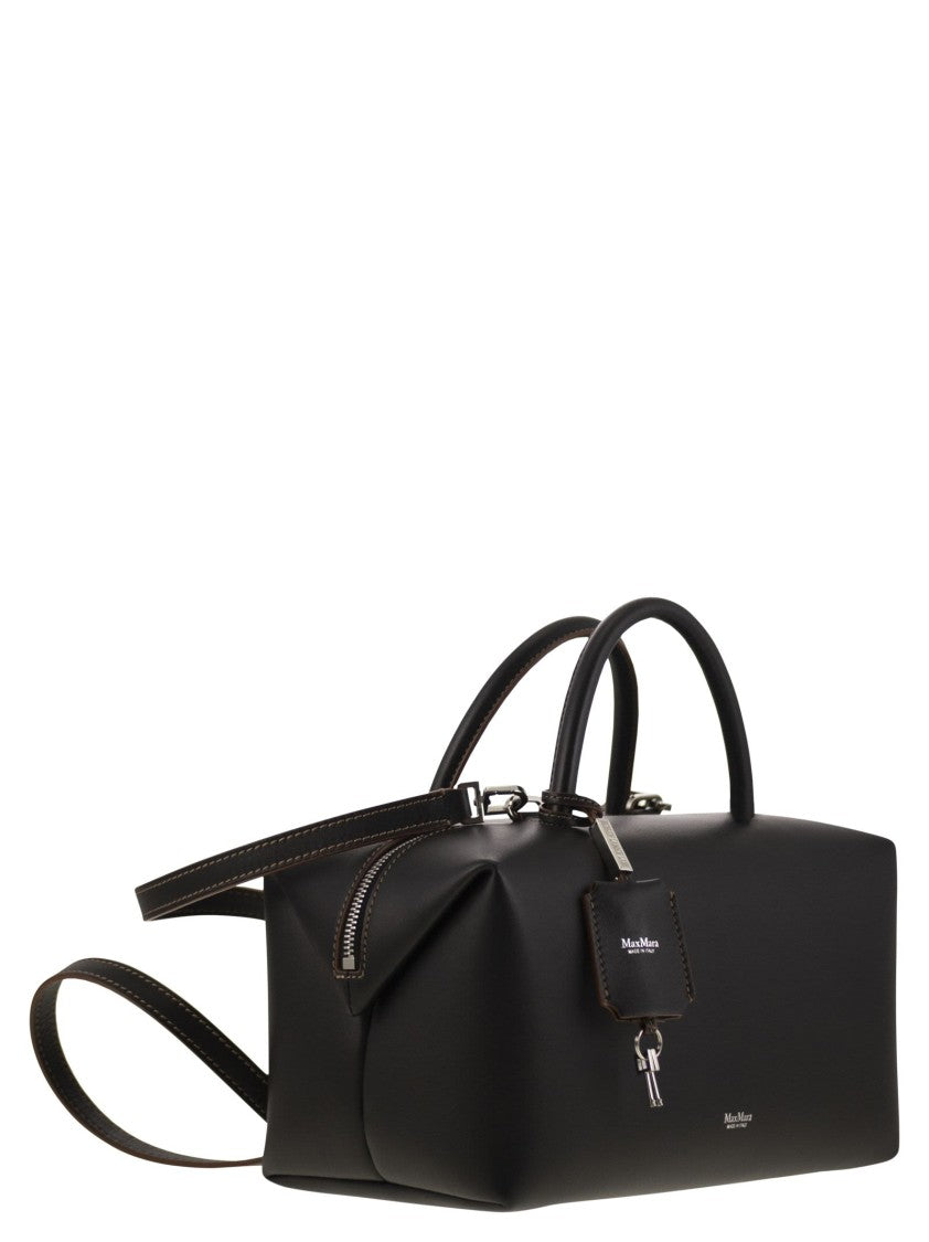 Max Mara Holdallm - Medium Satchel In Natural Leather