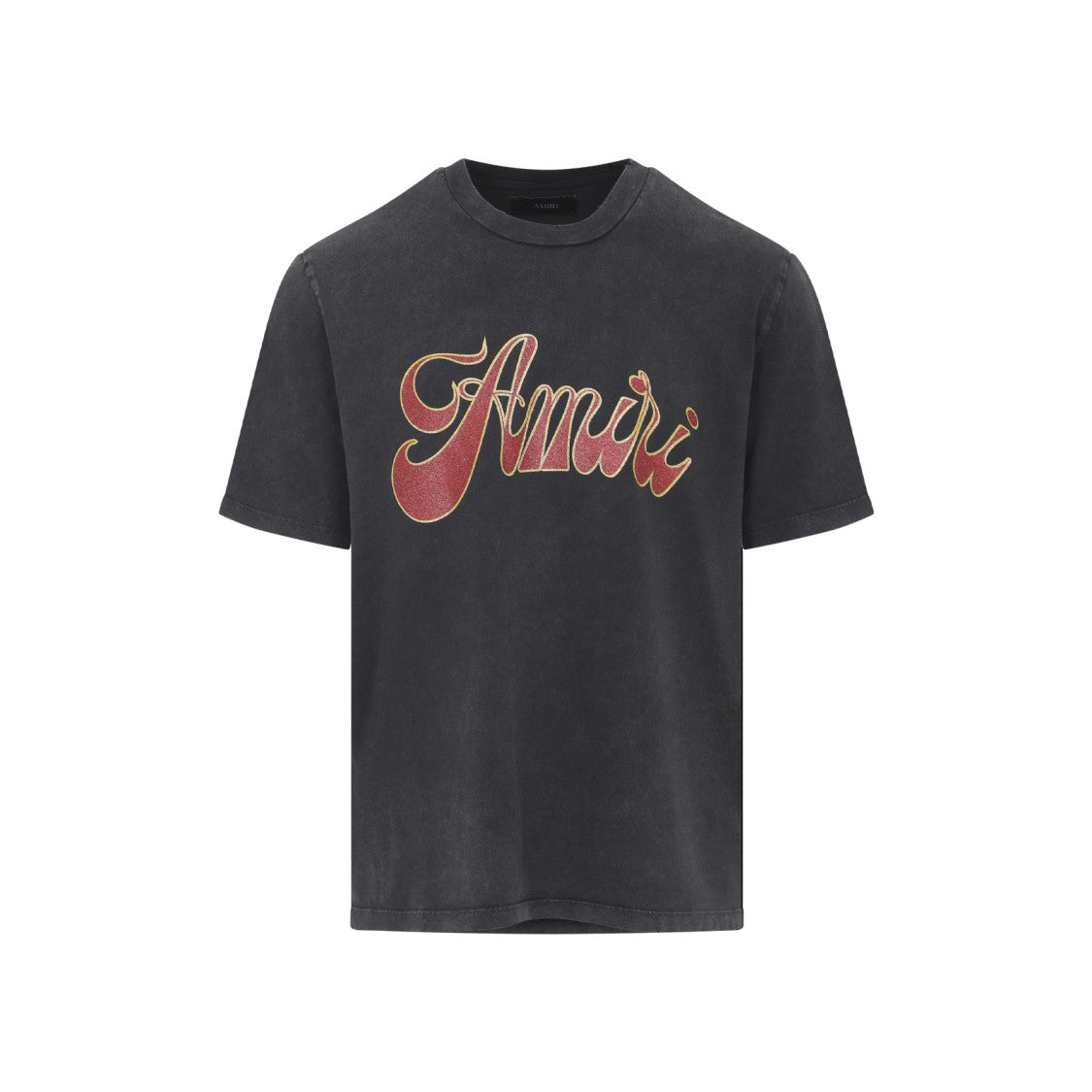 Amiri Groovy Black Cotton T-Shirt