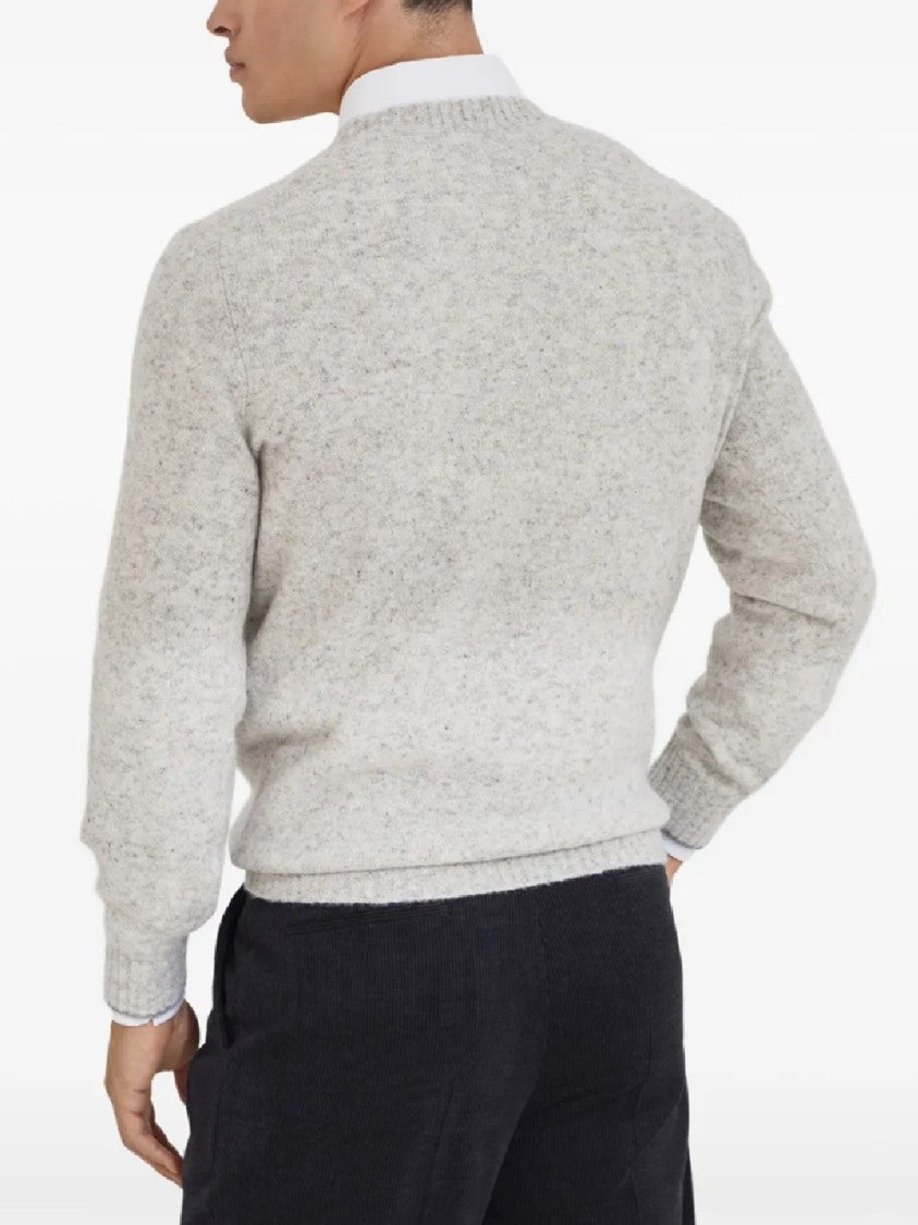Brunello Cucinelli Classic Crew Neck Knit Sweater