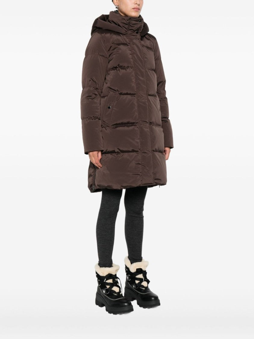 Woolrich Mid-Thigh Length Quilted Jacket