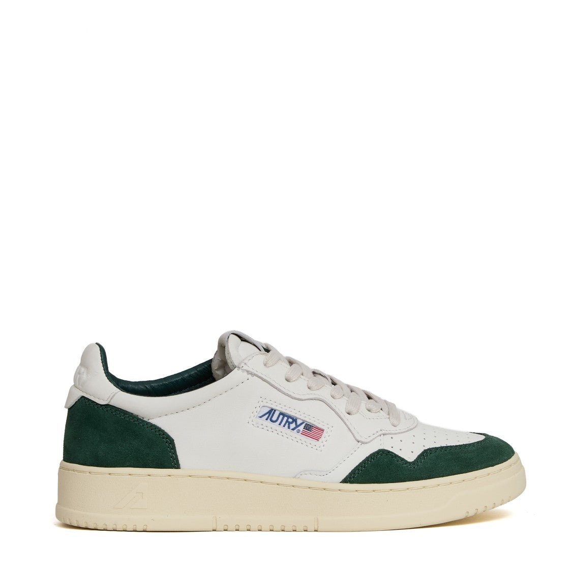 Autry Medalist Low Sneakers In White Leather