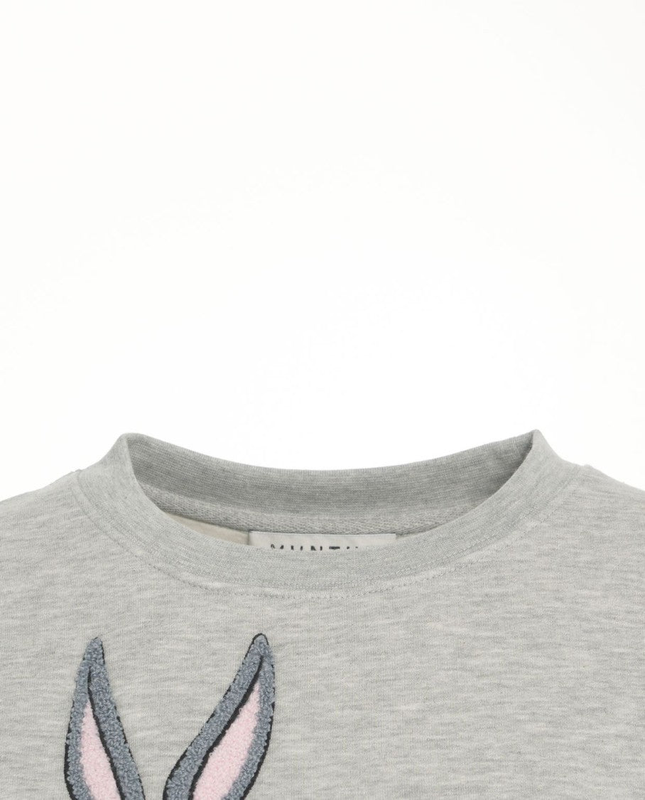 Munthe Distinctive Cartoon Print Oversized Sweatshirt