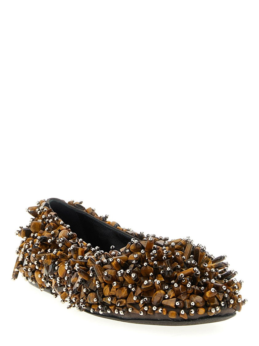 Dries Van Noten Beaded Ballet Flats