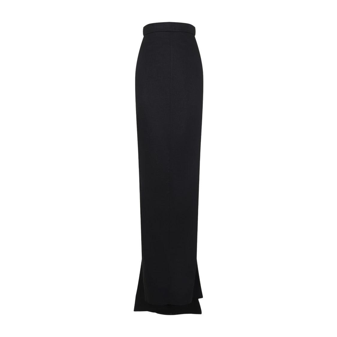 Rick Owens Lido Black Linen Skirt