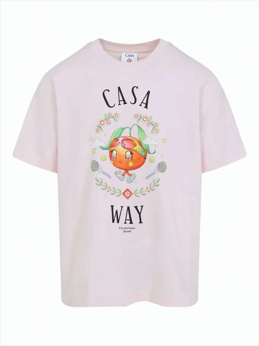 Casablanca Relaxed Fit Graphic T-Shirt