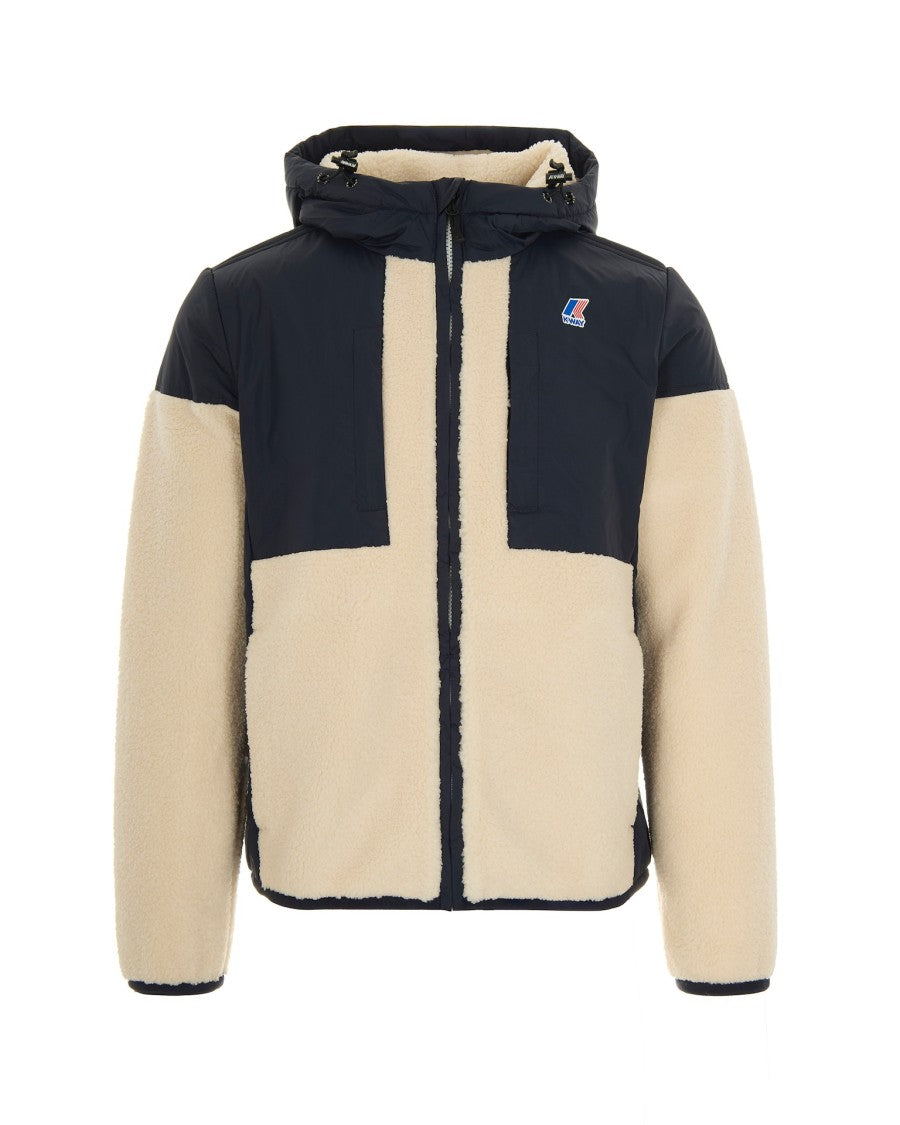 K-Way Samson 4.0 Teddy Bear Jacket In Blue