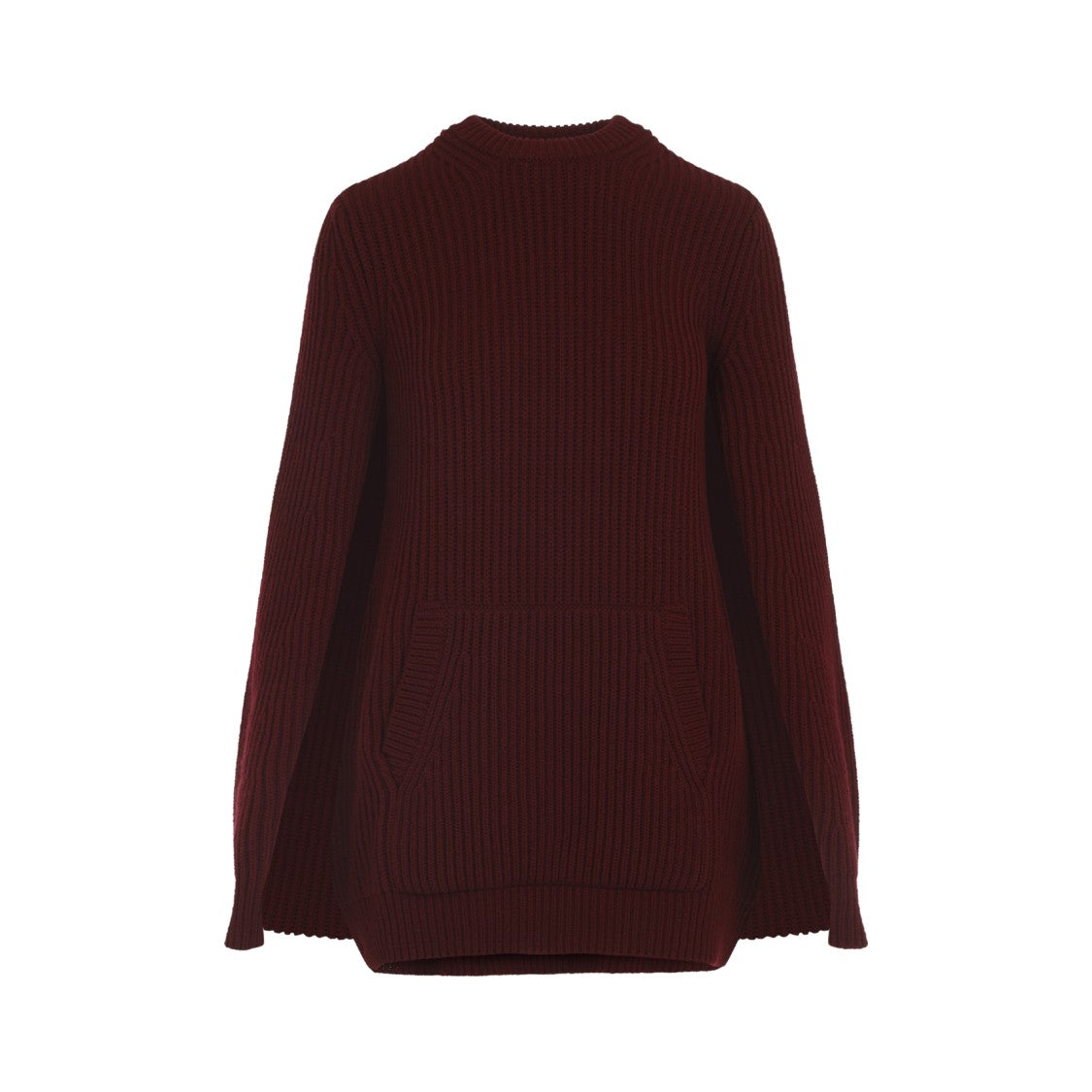Max Mara Raspberry Red Knit Mini Dress