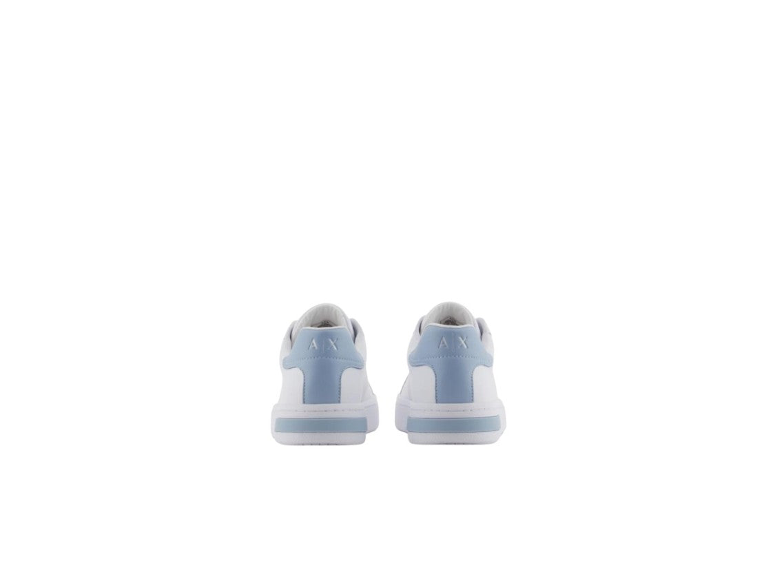 Armani Exchange Low-Cut Lace-Up Sneakers With Subtle Accent Detailing