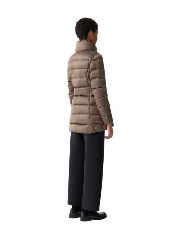 Colmar Originals Brown Down Jacket With Feminine Silhouette