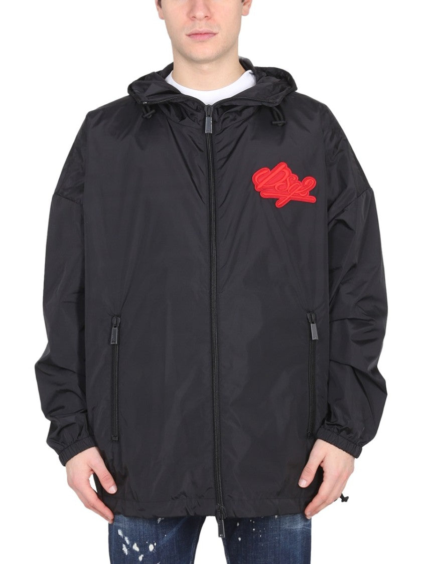 Dsquared2 Relaxed Fit Hooded Jacket
