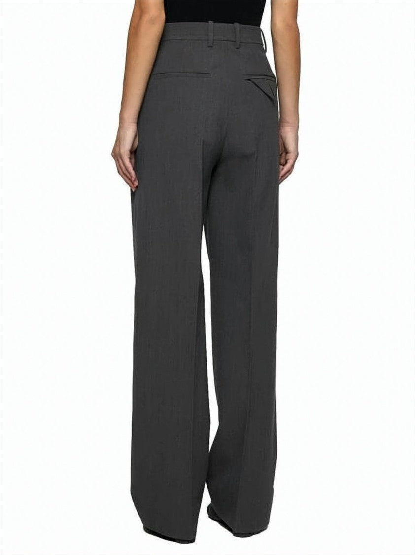 Bottega Veneta High-Waisted Tailored Suit Pants With Relaxed Fit