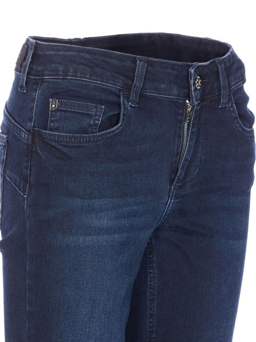 Liu Jo Mid-Rise Flared Black Jeans