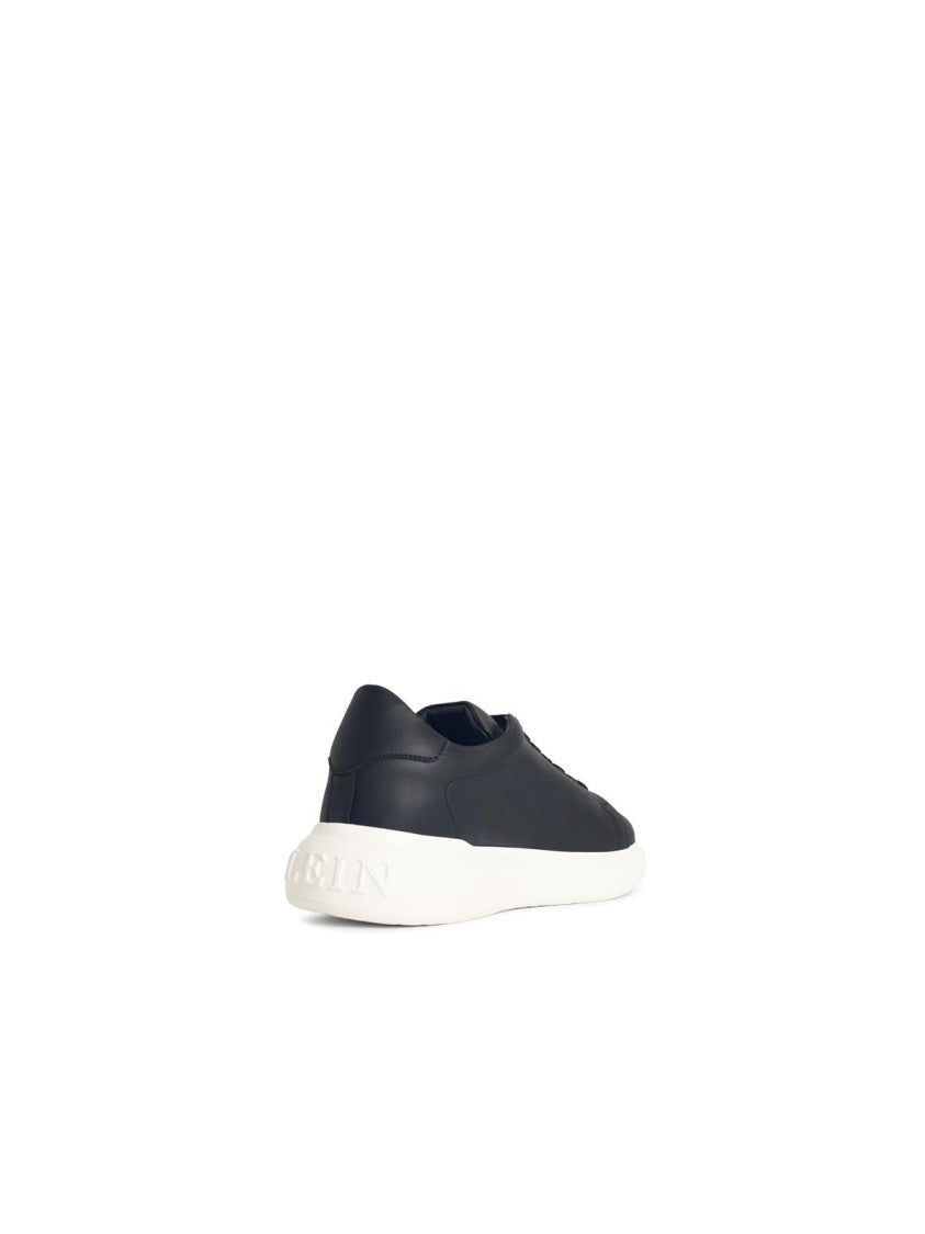Philipp Plein Lo-Top' Black Leather Sneakers