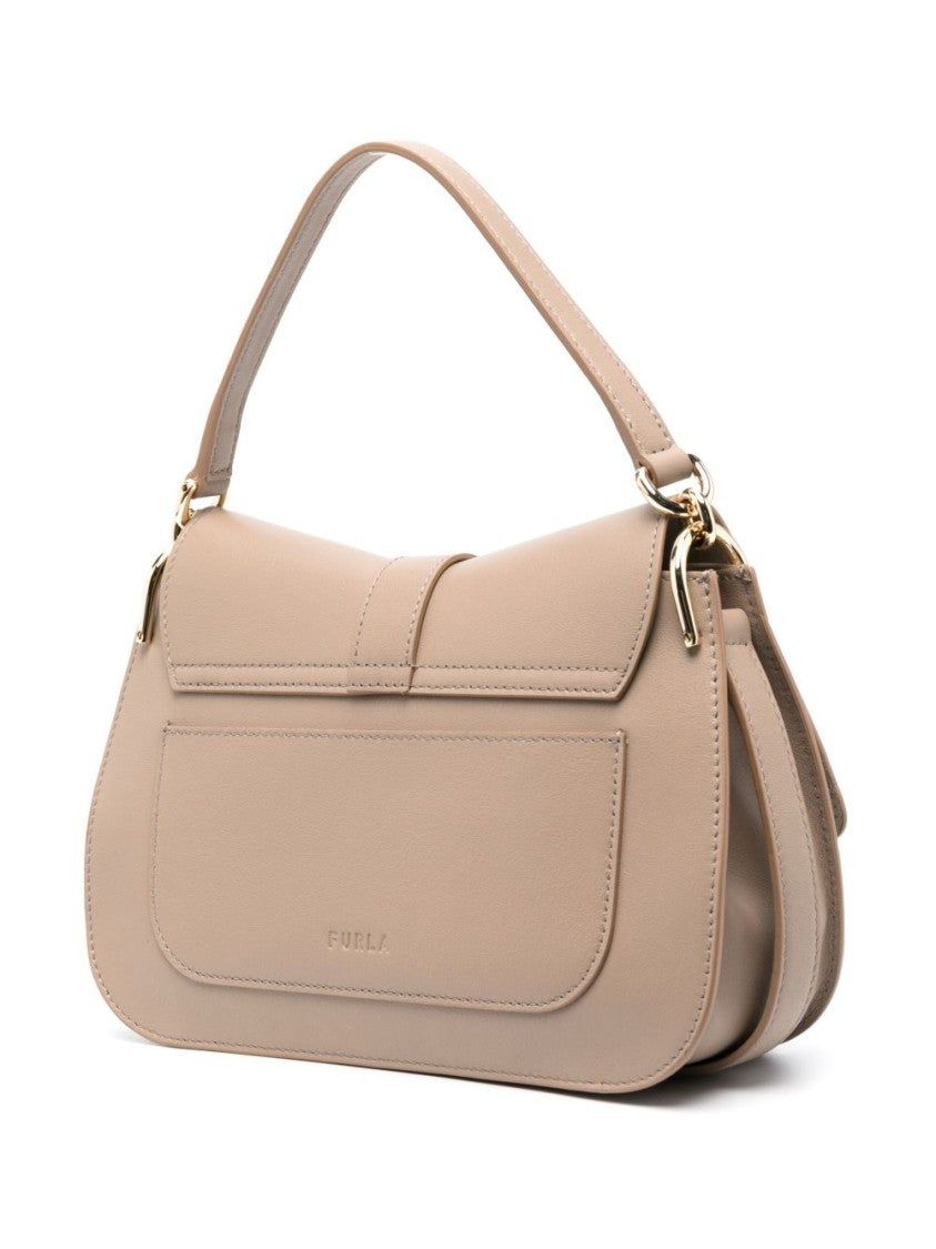 Furla Structured Flap Shoulder Bag