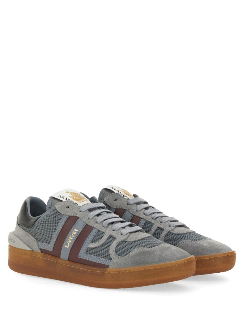 Lanvin Mesh, Suede And Nappa Leather Sneaker