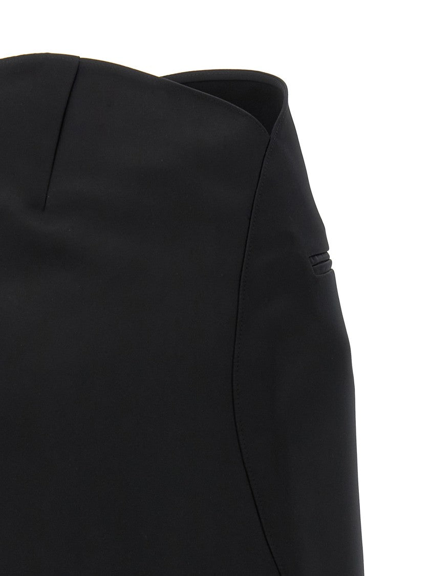 Courrèges Circle Satin' Skirt