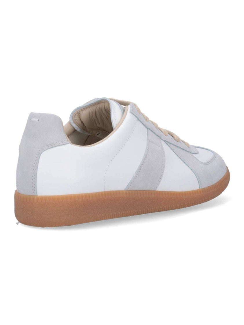Maison Margiela Replica White Leather Sneakers